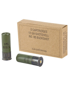 Winchester Ammunition Military Grade, 12 Gauge, 2.75", 00 Buck, 5 Round Box Q1544