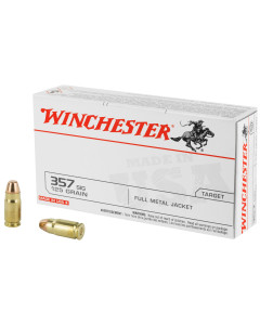 Winchester Ammunition USA, 357SIG, 125 Grain, Full Metal Jacket, 50 Round Box Q4309