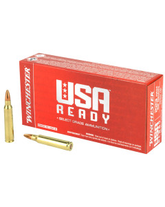 Winchester Ammunition USA Ready, 223 Remington, 62Gr, Open Tip, 20 Round Box RED223