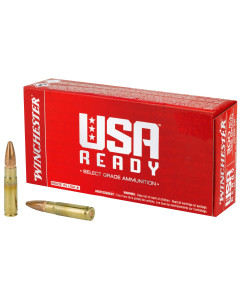 Winchester Ammunition USA Ready, 300 Blackout, 125 Grain, Open Tip, 20 Round Box RED300
