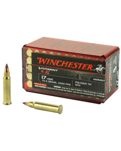 Winchester Ammunition Rimfire, 17HMR, 15.5Grain, NTX, Lead Free, 50 Round Box, California Certified Nonlead Ammunition S17HMR1LF