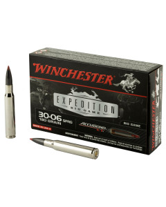 Winchester Ammunition Expedition Big Game, 30-06, 180 Grain, AccuBond CT, 20 Round Box S3006CT