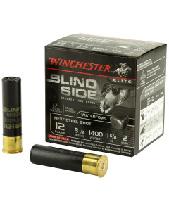 Winchester Ammunition Blind Side, 12 Gauge, 3.5", 1.625 oz., Hex Shot, Lead Free, 25 Round Box SBS12L2