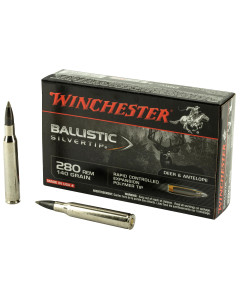 Winchester Ammunition Supreme, 280REM, 140 Grain, Supreme Ballistic Silvertip, 20 Round Box SBST280