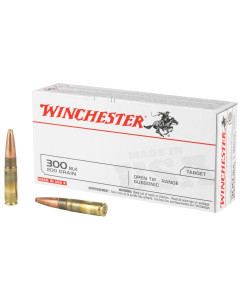 Winchester Ammunition USA, 300 Blackout, 200 Grain, Open Tip, Subsonic, 20 Round Box USA300BLKX
