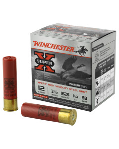 Winchester Ammunition Xpert HI-Velocity, Steel, 12 Gauge, 3.5", #BB, 1 1/4 oz., Steel Shot, Lead Free, 25 Round Box WEX12LMBB