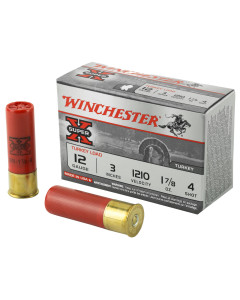 Winchester Ammunition Super-X, 12 Gauge, 3", #4, 1.875 oz., Shotshell, 10 Round Box X123MT4