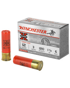 Winchester Ammunition Super-X, 12 Gauge, 3", #6, 1.875 oz., Shotshell, 10 Round Box X123MT6
