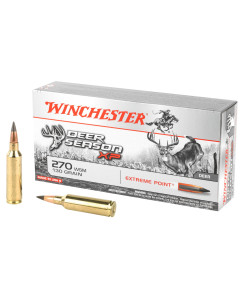 Winchester Ammunition Deer Season, 270 WSM, 130 Grain, Extreme Point Polymer Tip, 20 Round Box X270SDS