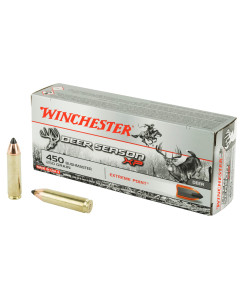 Winchester Ammunition Deer Season, 450 BUSHMASTER, 250 Grain, Poly Tip, 20 Round Box X450DS