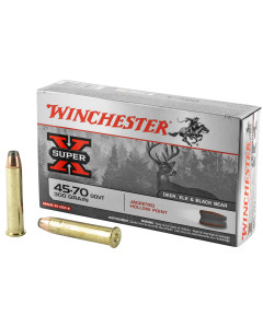 Winchester Ammunition Super-X, 45-70 Government, 300 Grain, Jacketed Hollow Point, 20 Round Box X4570H