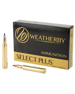Weatherby Select Plus Ammunition, 300 Weatherby Magnum, 180 Grain, Barnes Tipped Triple Shock X, 20 Round Box, California Certified Nonlead Ammunition B300180TTSX
