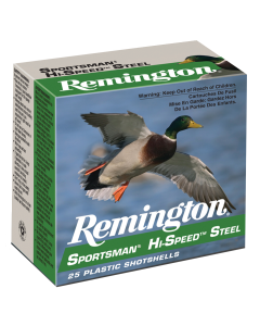 Remington Ammunition 12 Gauge #2 Steel Shot, 3in, 1 1/8oz, 25rd Box