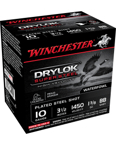 Winchester Ammo Drylok Super Steel 10 Gauge BB, 3.5in, 1 3/8oz, 25rd Box