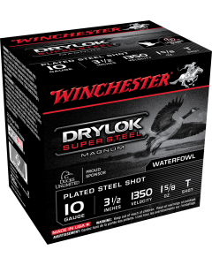Winchester Ammo Drylock Super Steel 10 Gauge T-Shot, 3.5in, 1 5/8oz 25rd Box