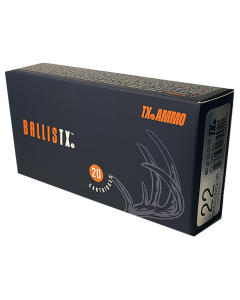 Texas Ammo Inc 22 Creedmoor 80gr ELD-M BallisTX 20rd Box
