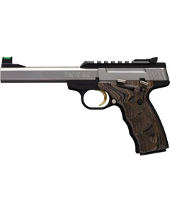 Browning Buck Mark Plus UDX - .22LR 5.5" 10rd Stainless Steel -Black Wood Laminate