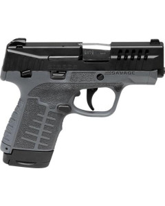 Savage Stance MC9MS 9mm Grey - 3.2" 8rd Thumb Safety 3-dot