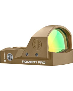 Sig Optics Reflex Sight Romeo1 Pro 6 MOA 1x30 Steel Shroud - FDE