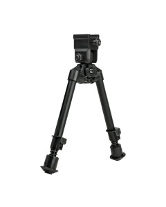 Bipod With Weaver Quick Release Mount/ Universal Barrel Adapter Included/Notched Legs