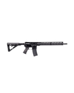 ANDERSON AM-15 AR Rifle - Black | 5.56NATO | 16" Barrel | 15" M-LOK Free Float Handguard | 30rd mag and Magpul Stock
