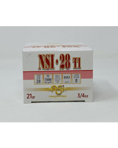 NobelSport Italia T1 28 Gauge 2.75", #8, 3/4oz, 250rd Case