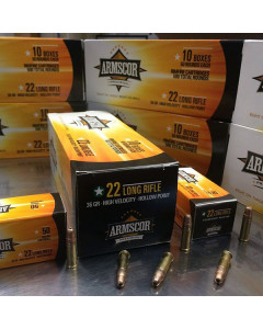 Armscor .22lr 36gr JHP 500rd Brick
