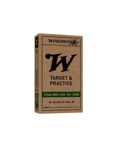 Winchester USA 5.56x45mm NATO 62gr FMJ Green Tip 1000rd Case