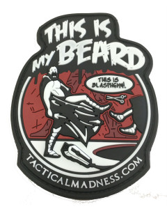 THIS IS MY BEARD SPARTA MORALE PATCH-Color