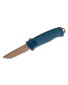Benchmade Shootout OTF AUTO Knife 3.51" CPM-CruWear Flat Dark Earth Tanto Blade