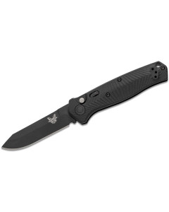 Benchmade Mediator AUTO Folding Knife 3.30" S90V Black Cerakote Plain Blade