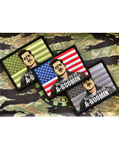 INGLORIOUS BASTARDS "BUSINESS IS A-BOOMIN" BRAD PITT MILITARY MORALE PATCH 