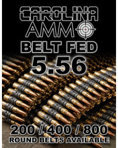 Carolina Ammo 5.56 NATO 55gr Belted M193 FMJ - Made in America