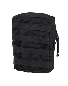 CHASE TACTICAL GENERAL PURPOSE VERTICAL UTILITY POUCH - LARGE - BLACK