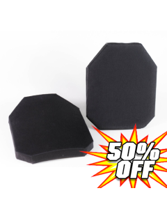 Chase Tactical 3i5 Rifle Armor Plate Level III+ icw 10x12, Multi Curve, Shooter Cut 3.8 Lbs