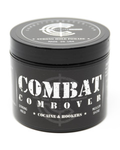 Combat Combover Pomade "Cocaine and Hookers" 4oz