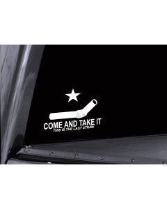Straw Come and Take Them Sticker
