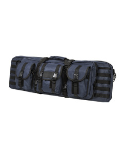 Double Carbine Case/Blue With Black Trim/42 In