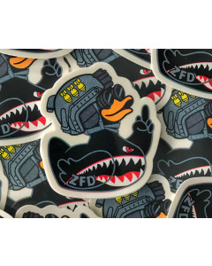 Dangerous Goods ZFD Classified Flying Tiger Sticker