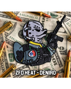 Dangerous Goods ZFD HEAT Morale Patch - White Mask