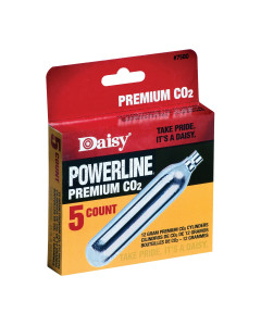 Daisy Powerline Premium 12-Gram CO2 Cylinders, 5 Pack
