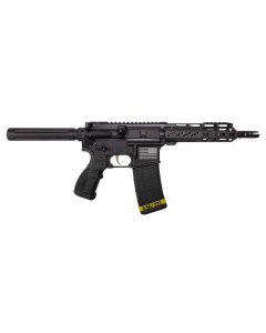 FosTech Tech-15 Fighting Patriot AR15 Pistol - Black | 5.56NATO | 7.5" Barrel | Mach-2 7" M-LOK Rail | Installed Fostech Echo-II Trigger