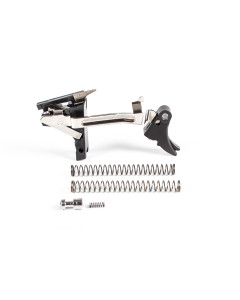 ZEV Fulcrum Adjustable Trigger Drop-In Kit, 1st-3rd Gen, 9mm, Blk/Blk