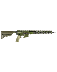 Geissele Automatics Super Duty 14.5" 5.56 OD Green, B5 Enhanced SOPMOD Stock, OEM Grip, Sparkout Flash Hider