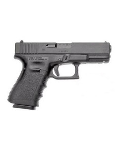 GLOCK, 19 Gen 3, Striker Fired, 9MM, 4.02" Barrel, Matte Finish, Black, Fixed Sights, 10 Rounds, 2 Magazines
