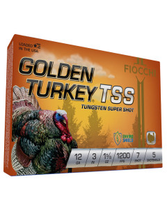 Fiocchi Golden Turkey 12 Gauge #7, 3", 1 5/8oz, 5rd Box