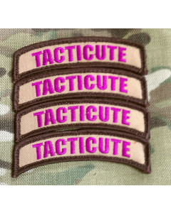 Tacticute v.1 Patch Brown/Pink
