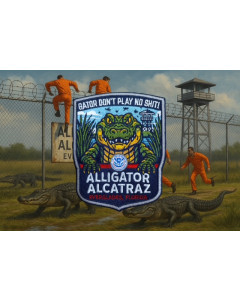 Dangerous Goods Alligator Alcatraz “Gator Don’t Play No Shit” Patch