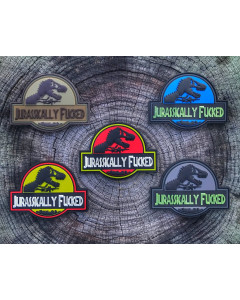 DUMP BOX OFFICIAL JURASSICALLY FUCKED PVC Morale Patch Series