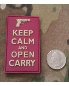 Keep Calm and Open Carry PVC - Patch